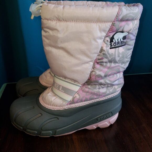 Sorel Pink Snow boots with wool felt liner – Waterproof, Snow Winter size 4 or 6 - Picture 1 of 11